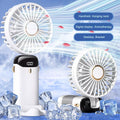 Portable Hand-Held Fan Mini Folding Desk Fan Cooler Cooling USB Rechargeable UK