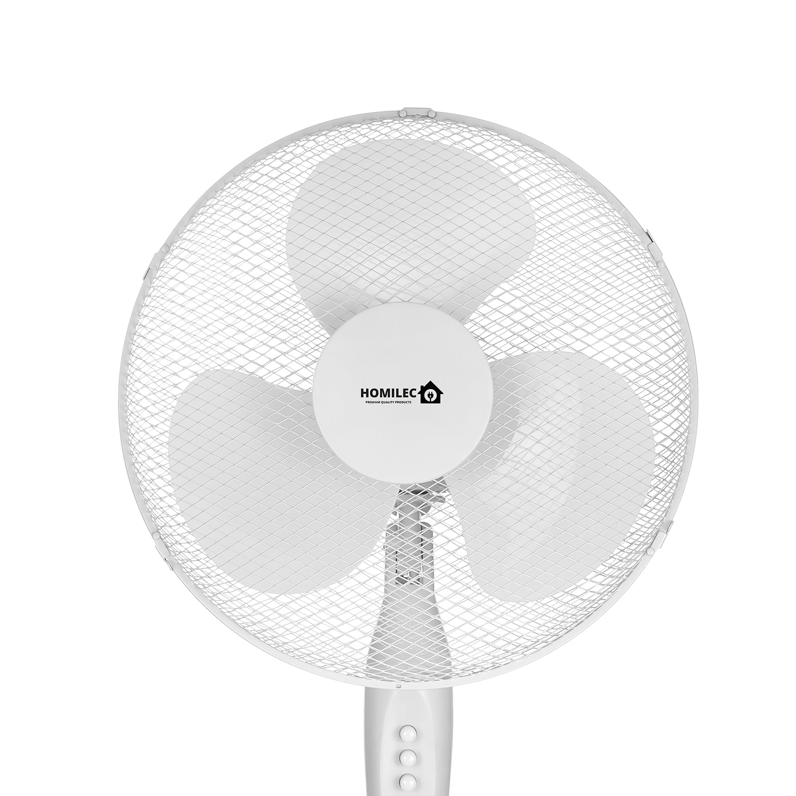 Oscillating Pedestal Fan 16" Portable 3 Speed Cooling Silent Fan Floor Standing